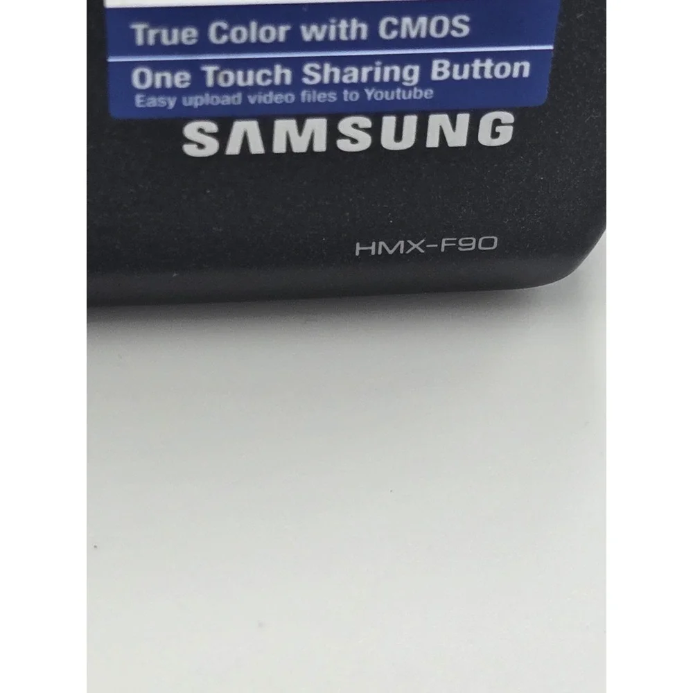 Samsung HMX-F90 HD Camcorder 52x Optical Zoom - Black w USB Cable